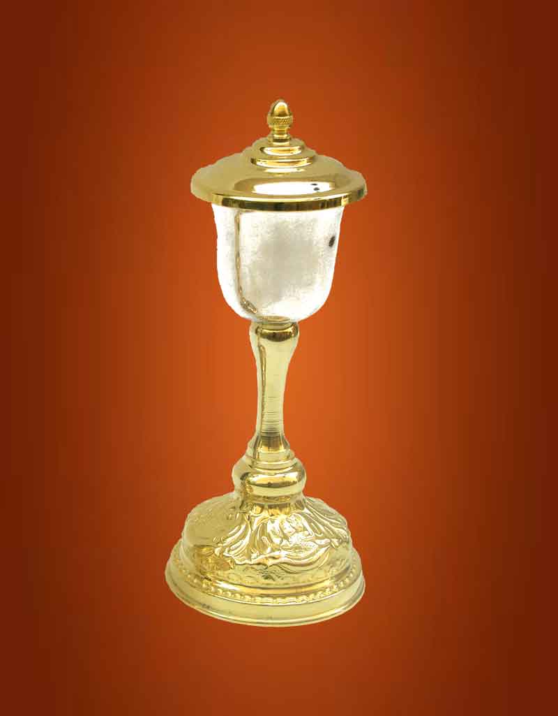 Ποτήρι Γάμου Σκαλιστό Ασημένια Κούπα (127-04)