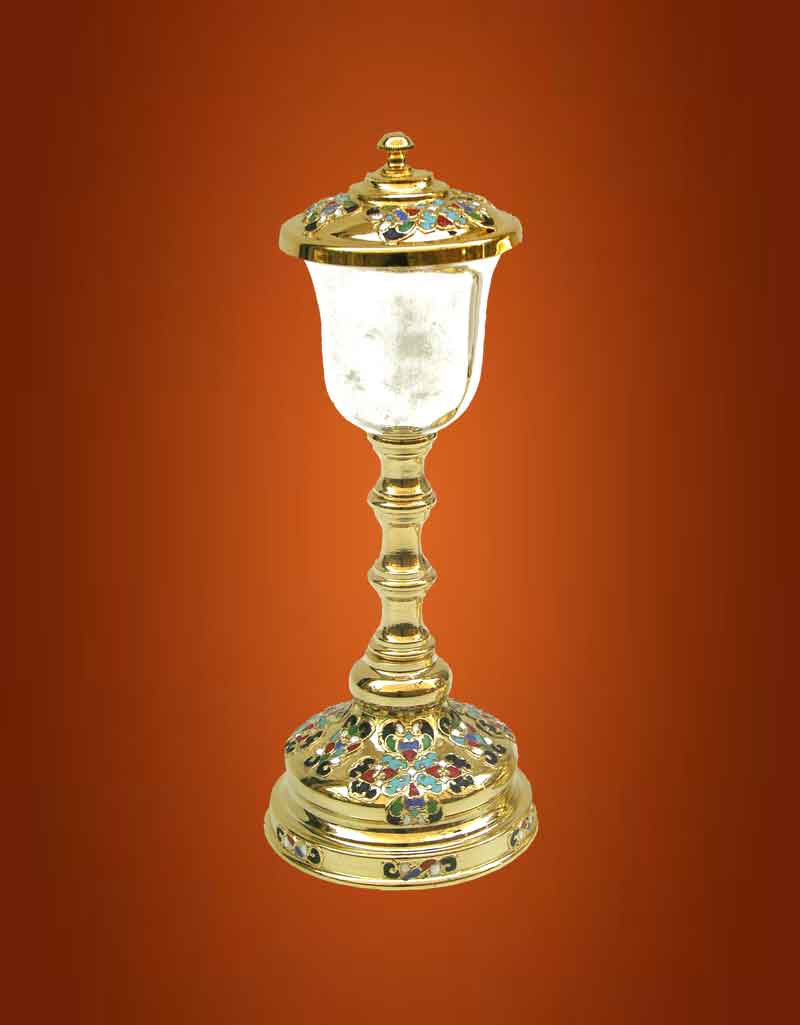 Ποτήρι Γάμου  Μοτίβα Ασημένια Κούπα (127-05)