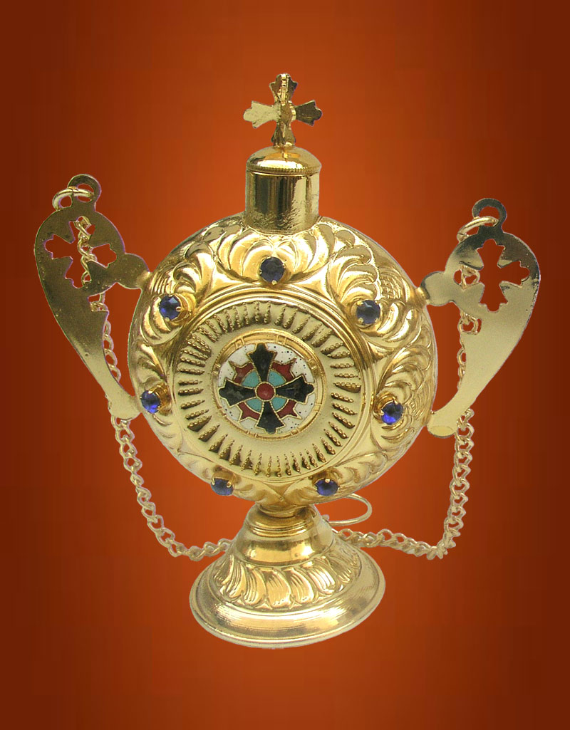 Holy Myron Carved Keg  (137-01)