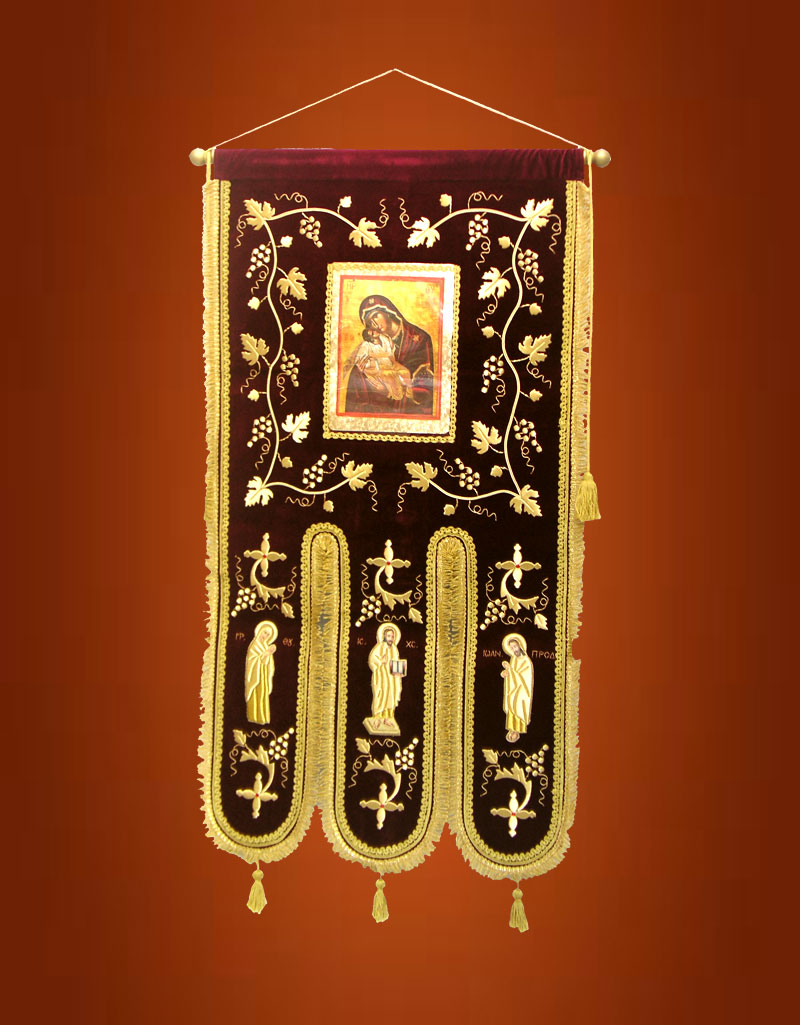Labarus Ampelos Gold Embroidered Saints  ΑΑ'  (143-02)
