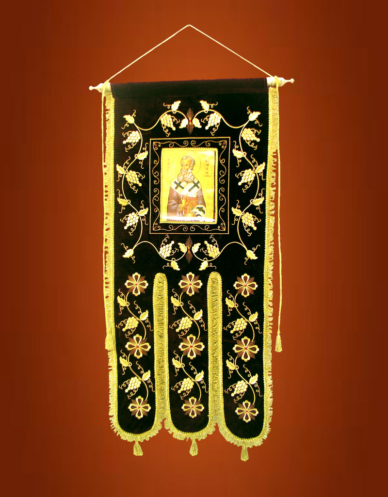 Gold- embroidered Labarus Β'  (143-03)