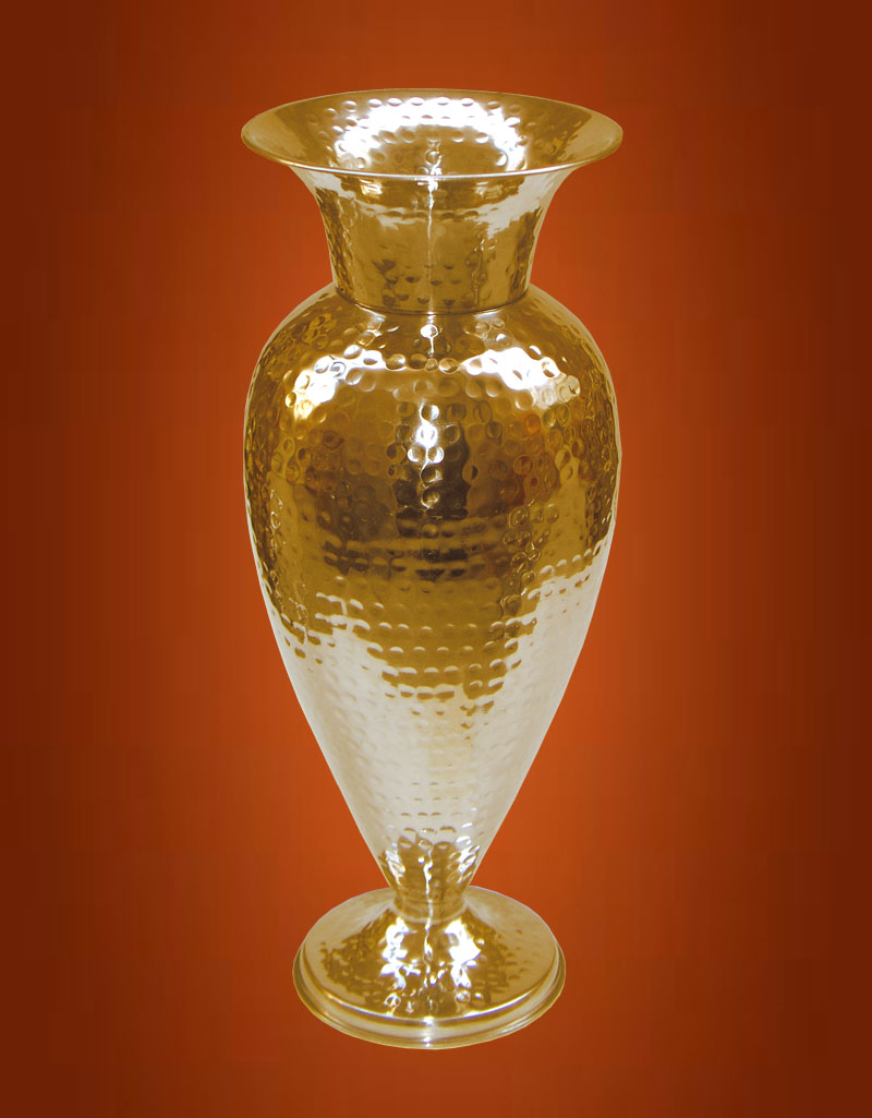 New Yellow Vase Carved Νο3 (159-73G)