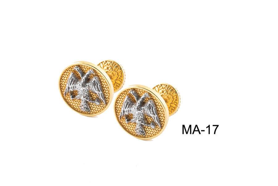 Cufflinks Gold-Plated (ΜΑ-17)