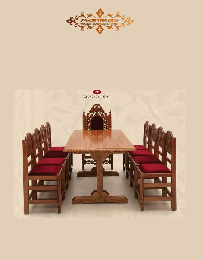 Bishop's Set Table-Chair Μ991