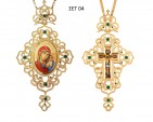 SET Engolpio And Cross Goldplated Silver (925) (ΣΕΤ 04)