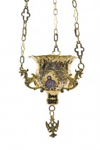 Κανδήλα Βυζαντινή Νο1 (Εικόνες Πορσελάνη)  Δίχρωμη (110-61D)