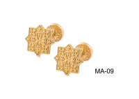 Cufflinks Gold-plated Silver (925) (ΜΑ-09)