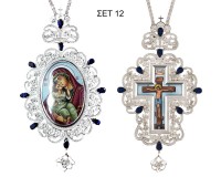 SET Engolpio And Cross Silverplated Silver (925) (ΣΕΤ 12)
