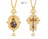 SET Engolpio And Cross Goldplated Silver (925) (ΣΕΤ 11)