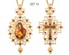 SET Engolpio And Cross Goldplated Silver (925) (ΣΕΤ 13)