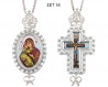 SET Engolpio And Cross Silverplated Silver (925) (ΣΕΤ 16)
